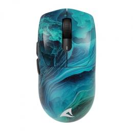 Sharkoon SGM25W Ocean Gaming Maus kabellose Gaming Maus mit nur 59g Gewicht und 12.000-DPI-Sensor