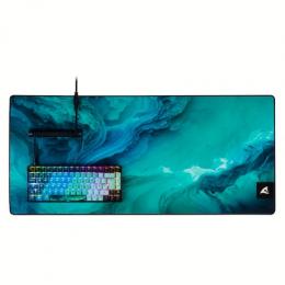 Sharkoon SKILLER SGK50 S3 Ultimate - 75% Layout, Hot-Swap Gateron G Pro Yellow V3 Switches, RGB-Beleuchtung, QWERTZ-Layout, inkl. Mauspad und Aviator-