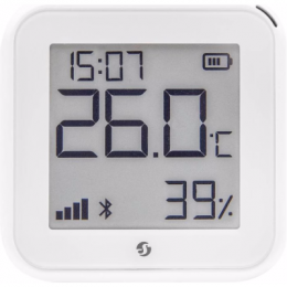 Shelly H&T Gen. 3 Temperatur- & Luftfeuchtigkeitssensor - Weiss - Temperatur und Luftfeuchtigkeitssensor mit WLAN und Bluetooth - in der Farbe 