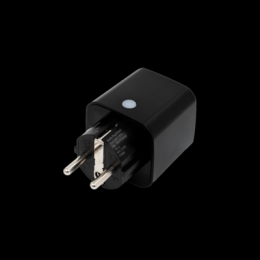 Shelly Plug M Gen3 schwarz - kleiner smarter Stecker mit WLAN und Bluetooth-Konnektivität und Leistungsmessung