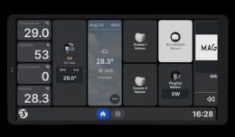 Shelly Wall Display X2i Silber WLAN · Silber