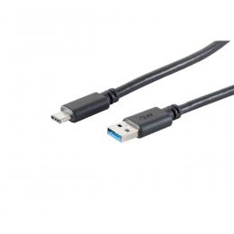 Shiverpeaks USB 3.1-Kabel Gen. 2, USB 3.1 USB-Stecker(Typ C) auf USB 3.0 USB-Stecker(Typ A),1 m