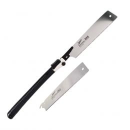 Shogun faltbare Japan Universal Holz Zugsäge mit Knickgelenk austauschbare Klinge 265mm + Shogun Japan Holzsägeblatt Universal Impuls gehärtet - Made in Japan