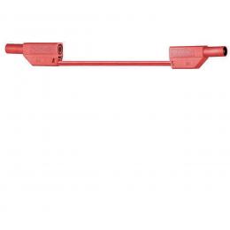 Sicherheitsmessleitungen in Silikon (SLK410-E/SIL) 4mm, 19A, 2m, rot