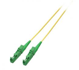 Simplex Jumper E2000/APC-E2000/APC 9/125, OS2, LSZH, gelb, 3.0mm, 8m