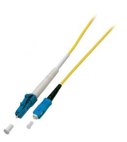 Simplex LWL Patchkabel LC-SC OS2 5m, 2,0mm Gelb 9/125m