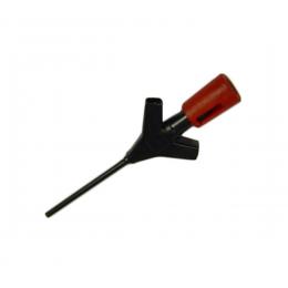 SKS Kontakttechnik Miniatur-Klemmprüfspitze MICRO-KLEPS, rot