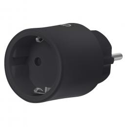 SMART+ Smart Home, Steckdose, WLAN, Matter, Verbrauchsmessung, EU, schwarz