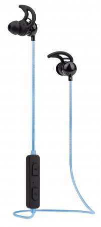 Sound Science In-Ear Bluetooth-Sportheadset mit Leuchteffekt MANHATTAN Bluetooth 4.0, wasserfest, omnidirektionales Mikrofon, integrierte Bedienelemente, buntes LED-Licht