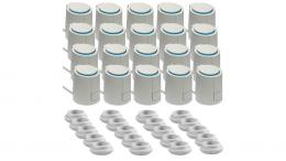 Spar-Set 20x Möhlenhoff Stellantrieb Alpha 5, 230 V, NC, inkl. 20x Adapterring VA80