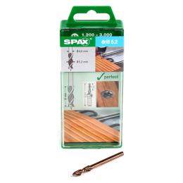 SPAX Bohrer Drill 5.2 mm für Terrassen Holz auf Aluminium 19 mm Gewindelänge ( 5009409875005 )