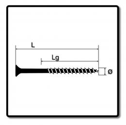 SPAX Fassadenschraube 4,0 x 45 mm Edelstahl A2 ( 0467000400453 ) 500 Stk Teilgewinde Mini Linsensenkkopf Torx T-STAR Plus T15 CUT