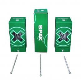 SPAX IN.FORCE Schraube 8,0 x 160 mm 50 Stk. Torx T-STAR Plus T40 ( 1221010801605 ) Vollgewinde Zylinderkopf WIROX CUT Bohrspitze