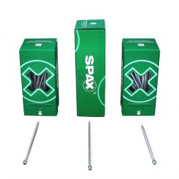 SPAX IN.FORCE Schraube 8,0 x 180 mm 100 Stk. ( 2x 1221010801805 ) Torx T-STAR Plus T40 Vollgewinde Zylinderkopf WIROX CUT Bohrspitze