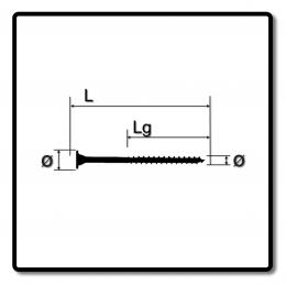 SPAX Tellerkopfschraube flach 5,0 x 107 mm 300 Stk. ( 2x 0251010501075 ) Teilgewinde Torx T-STAR plus T20 4Cut WIROX