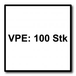 SPAX Terrassenschraube 5,0 x 60 mm Edelstahl A2 ( 0537000500603 ) 100 Stk Fixiergewinde Zylinderkopf Torx T-STAR Plus T25 CUT