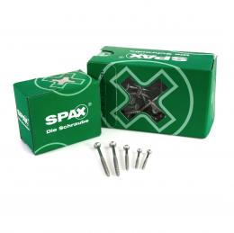 SPAX Universalschraube 4,0 x 60 mm 100 Stk. TORX T-STAR plus T20 WIROX Senkkopf Teilgewinde 4Cut-Spitze 0191010400603