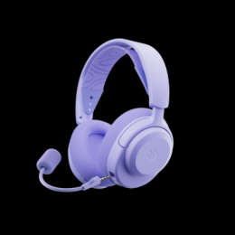 Steelseries Arctis Nova 3P Wireless Gaming Headset kabelloses Gaming Headset für PlayStation 5 mit bis zu 40 Stunden Akkulaufzeit, lavendel