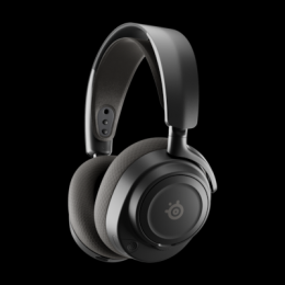 Steelseries Arctis Nova 7 Wireless Gen 2 Black Gaming Headset kabelloses Gaming Headset mit 50 Stunden Akkulaufzeit, Echtzeit-App-Steuerung, Bluetooth