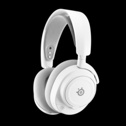 Steelseries Arctis Nova 7 Wireless Gen 2 White Gaming Headset kabelloses Gaming Headset mit 50 Stunden Akkulaufzeit, Echtzeit-App-Steuerung, Bluetooth
