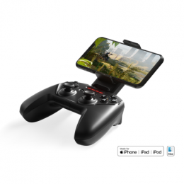 SteelSeries Nimbus+Game Controller inkl. iPhone-Halterung [Apple lizensiert für iOS, iPadOS, tvOS]