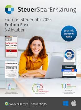 Steuertipps SteuerSparErklärung flex 2026 Steuerjahr 2025