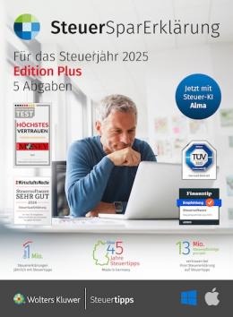 Steuertipps SteuerSparErklärung plus 2026 Steuerjahr 2025