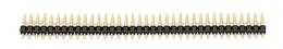 Stiftleiste, 2x 10-polig, gerade, RM 2.54 mm
