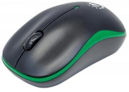 Success Wireless Maus MANHATTAN USB, optisch, drei Tasten plus Mausrad, 1000 dpi, grn