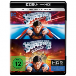 Superman II: Allein gegen alle      (Kinoversion & Richard Donner Cut) (4K-UHD+Blu-ray)