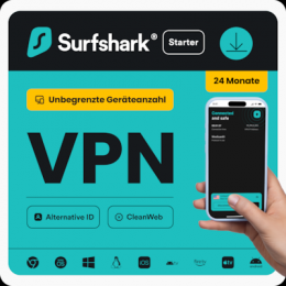 Surfshark Starter VPN | 2 Jahre | beliebig viele Geräte