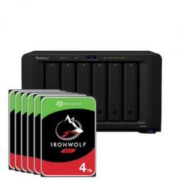 Synology DS1621+ 24TB IronWolf NAS-Bundle [inkl. 6x 4TB IronWolf 3,5
