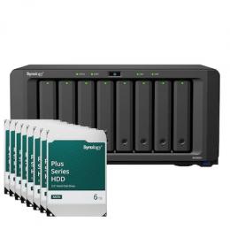 Synology DS1825+ 48TB Plus HDD NAS-Bundle NAS inkl. 8x 6TB Synology Plus 3.5 Zoll SATA Festplatte
