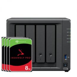 Synology DS423+ 32TB IronWolf NAS-Bundle NAS inkl. 4x 8TB IronWolf 3.5 Zoll SATA Festplatte