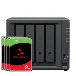 Synology DS423+ 8TB Seagate IronWolf NAS-Bundle NAS inkl. 4x 2TB Seagate IronWolf 3.5 Zoll SATA Festplatte