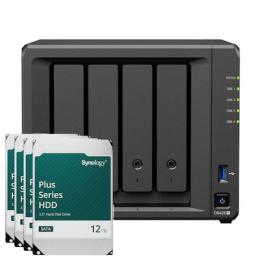 Synology DS425+ 48TB Plus HDD NAS-Bundle NAS inkl. 4x 12TB Synology Plus HDD 3.5 Zoll SATA