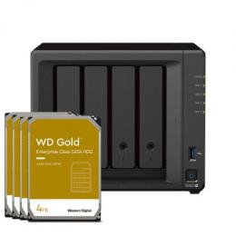 Synology DS923+ 16TB WD Gold NAS-Bundle NAS inkl. 4x 4TB WD Gold 3,5 Zoll SATA Festplatte