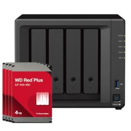 Synology DS923+ 16TB WD Red Plus NAS-Bundle NAS inkl. 4x 4TB WD Red Plus 3,5 Zoll SATA Festplatte