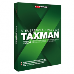 TAXMAN 2024  MiniBox   1 PC  (Steuerjahr 2023) (Code in a Box)