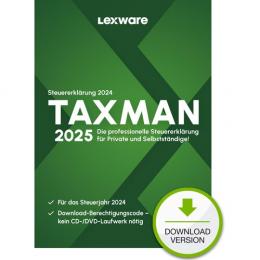 TAXMAN 2025  ESD    (Steuerjahr 2024) (Download)