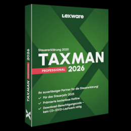 TAXMAN professional 2026 (1-Platz Lizenz)