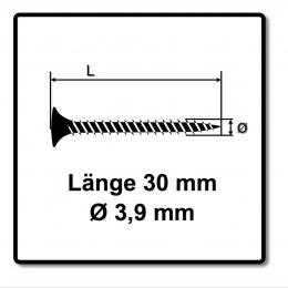 Technofast HBGF3930TD 5000 x Schnellbauschrauben Magazinschrauben 3,9 x 30 PH2 Feingewinde