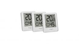 TFA Dostmann 3er Set Digitales Thermo-Hygrometer