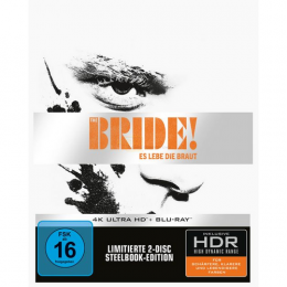 The Bride! - Es lebe die Braut  SteelBook    (4K-UHD+Blu-ray)