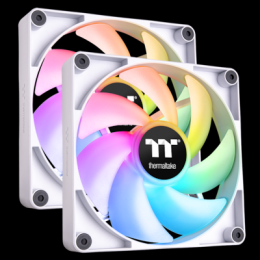 Thermaltake CT120 ARGB Sync weiß (2 Pack) | 120mm Gehäuselüfter