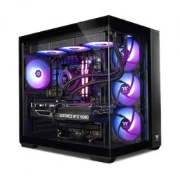 Thermaltake RTX 5080 Black Gaming PC AMD Ryzen 7 9800X3D, 32GB RAM, 2TB SSD, GeForce RTX 5080 (16GB GDDR7), Windows 11