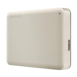 Toshiba Canvio Advance HDD 4TB Beige Externe Festplatte, USB 3.2 Gen 1x1 (5 Gbit/s)