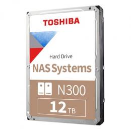 Toshiba N300 NAS HDD 12TB 3.5 Zoll SATA Interne Festplatte (CMR)