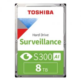 Toshiba S300 AI Surveillance HDD 8TB 3.5 Zoll SATA Interne Festplatte (CMR)