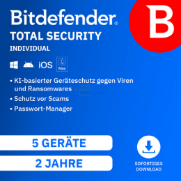 Total Security Individual  ESD   1 Benutzer |  5 Ger�te 2 Jahre (Download) (2026)